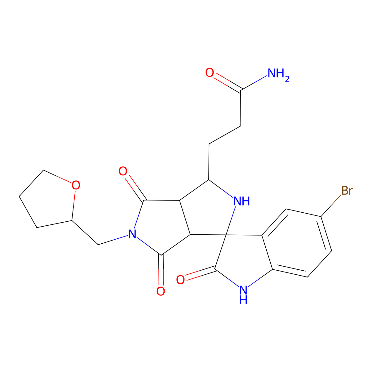 C21H23BrN4O5 molecular structure, CAS 1014065-37-2
