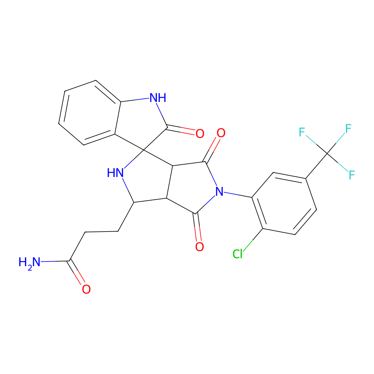 C23H18ClF3N4O4 molecular structure, CAS 1014068-83-7