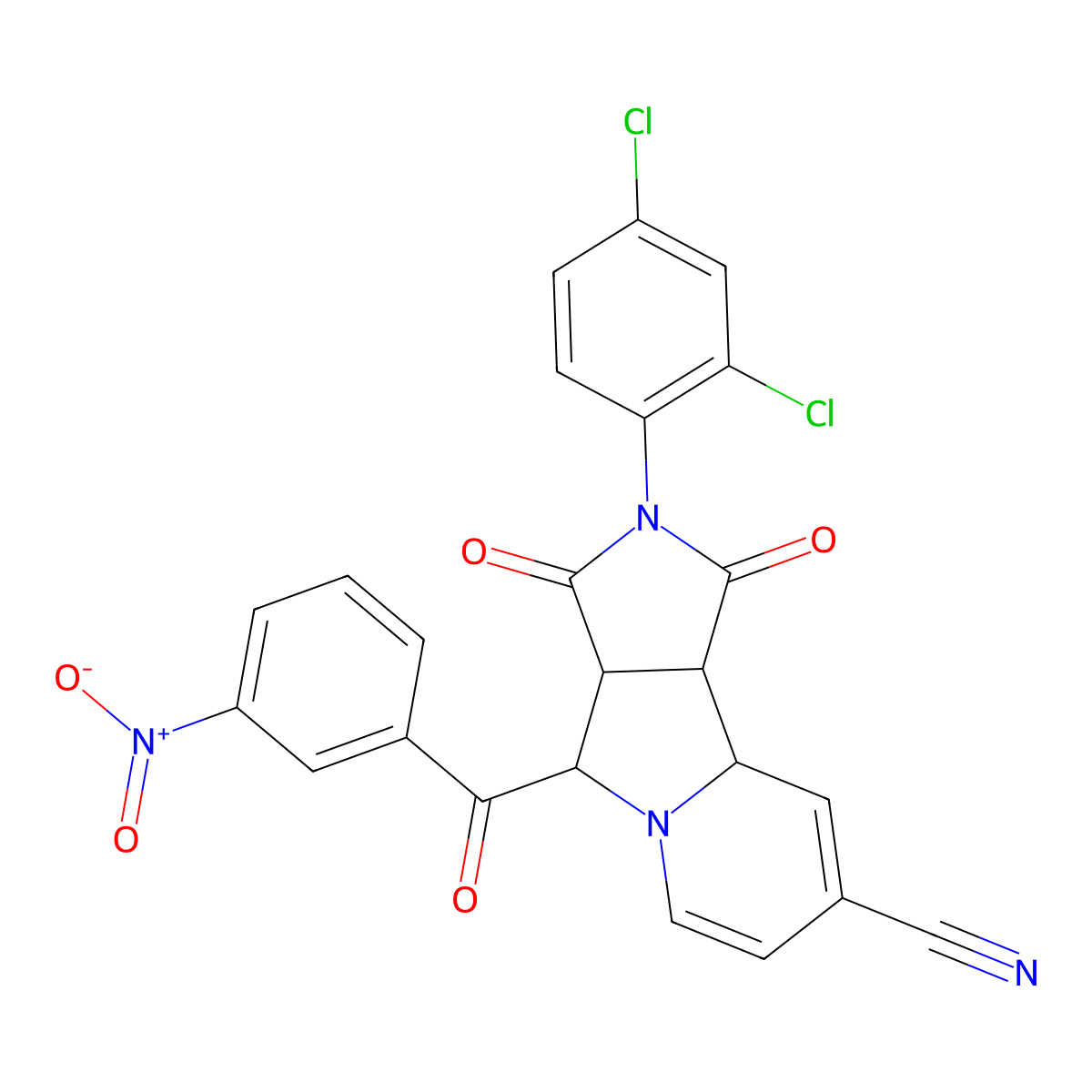 C24H14Cl2N4O5 molecular structure, CAS 1014083-19-2