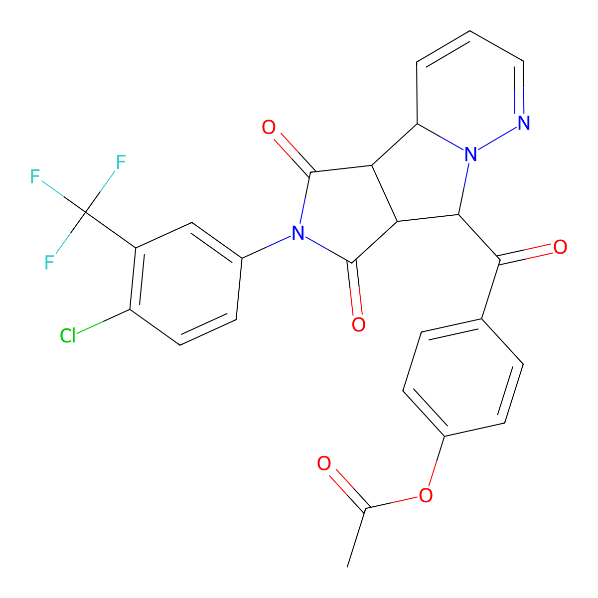 C25H17ClF3N3O5 molecular structure, CAS 1014083-47-6