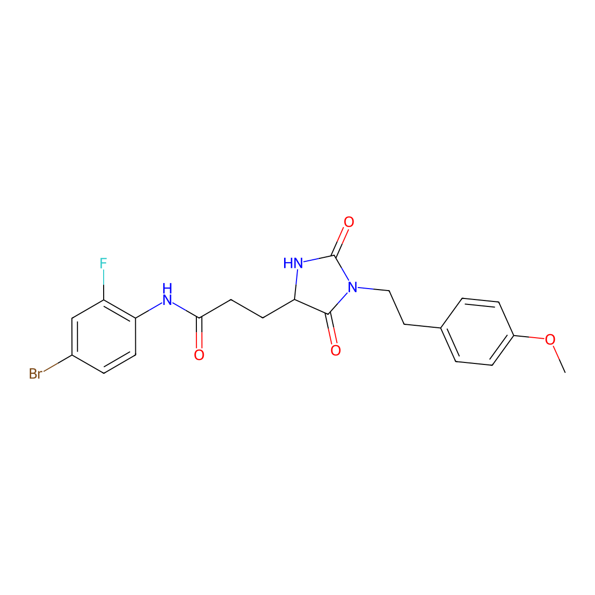 C21H21BrFN3O4 molecular structure, CAS 1014085-00-7
