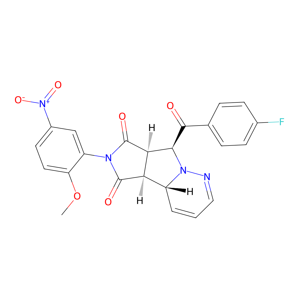 C23H17FN4O6 molecular structure, CAS 1014101-04-2