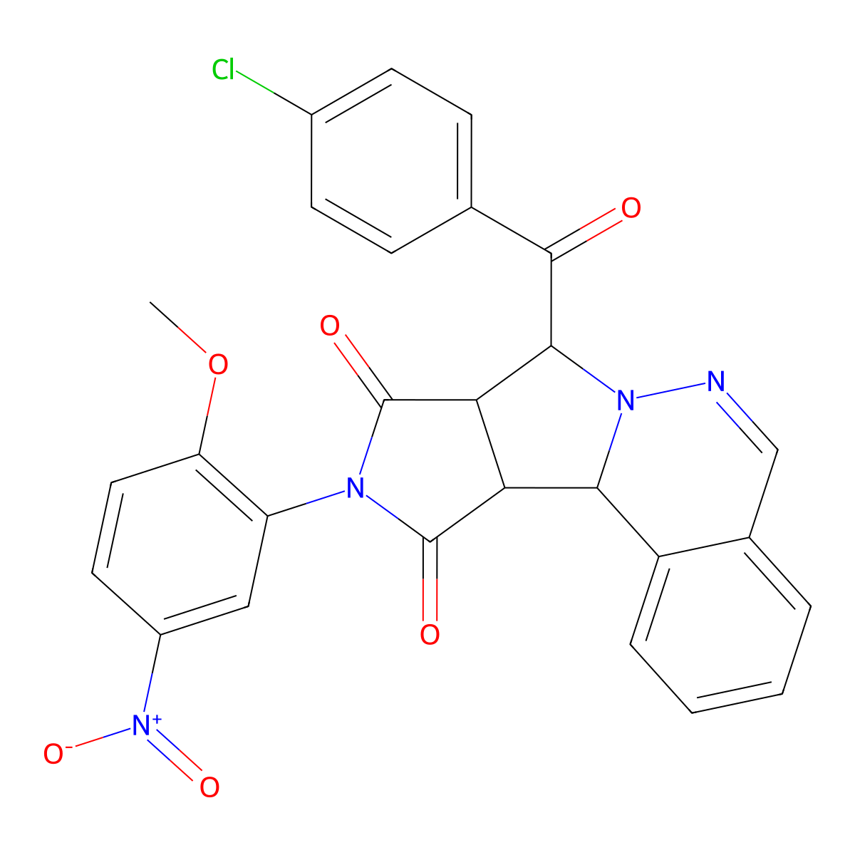 C27H19ClN4O6 molecular structure, CAS 1014102-65-8