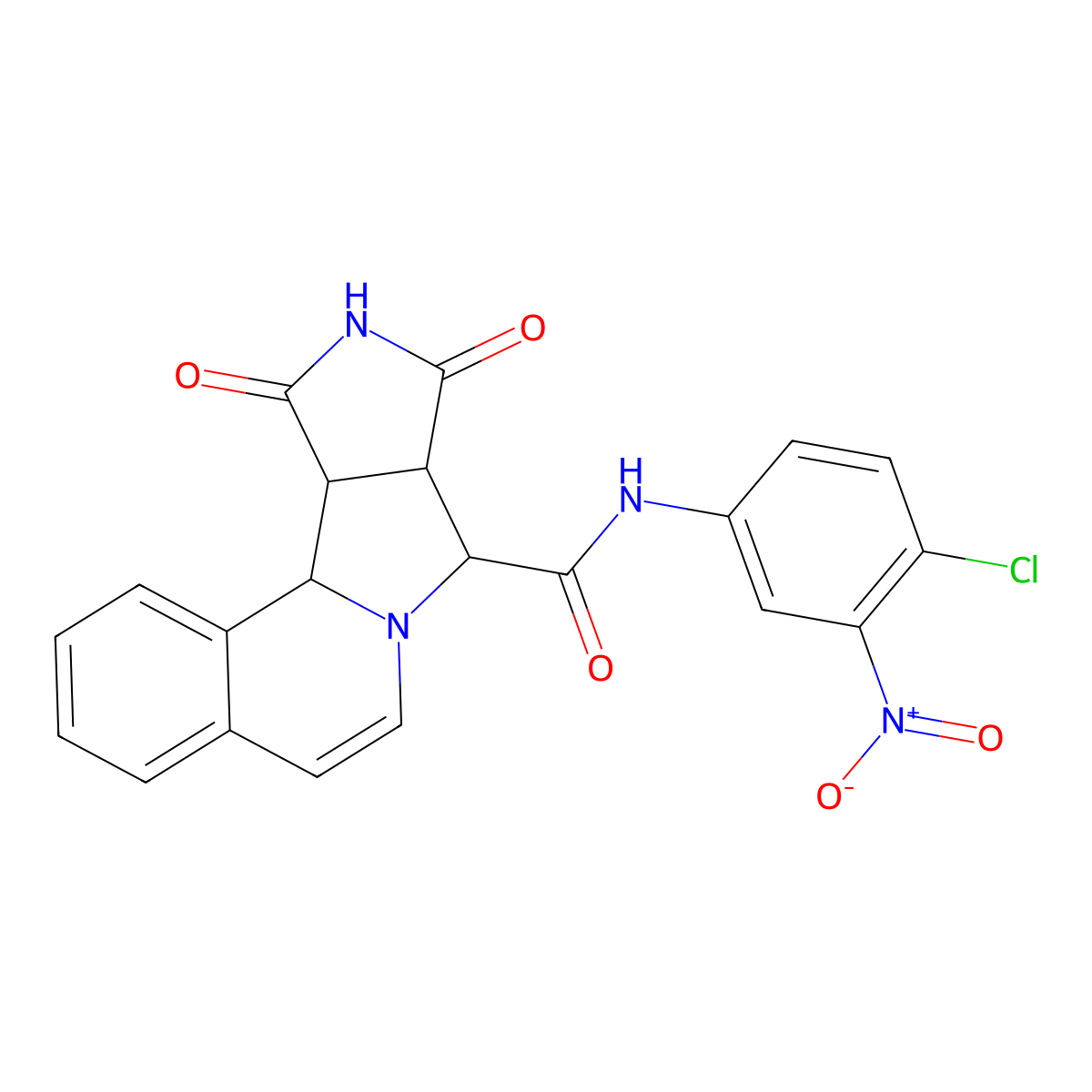 C21H15ClN4O5 molecular structure, CAS 1014103-21-9