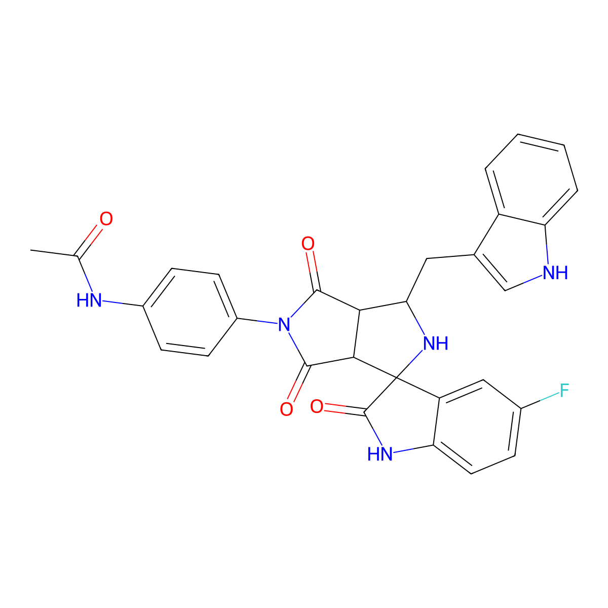 C30H24FN5O4 molecular structure, CAS 1014106-34-3