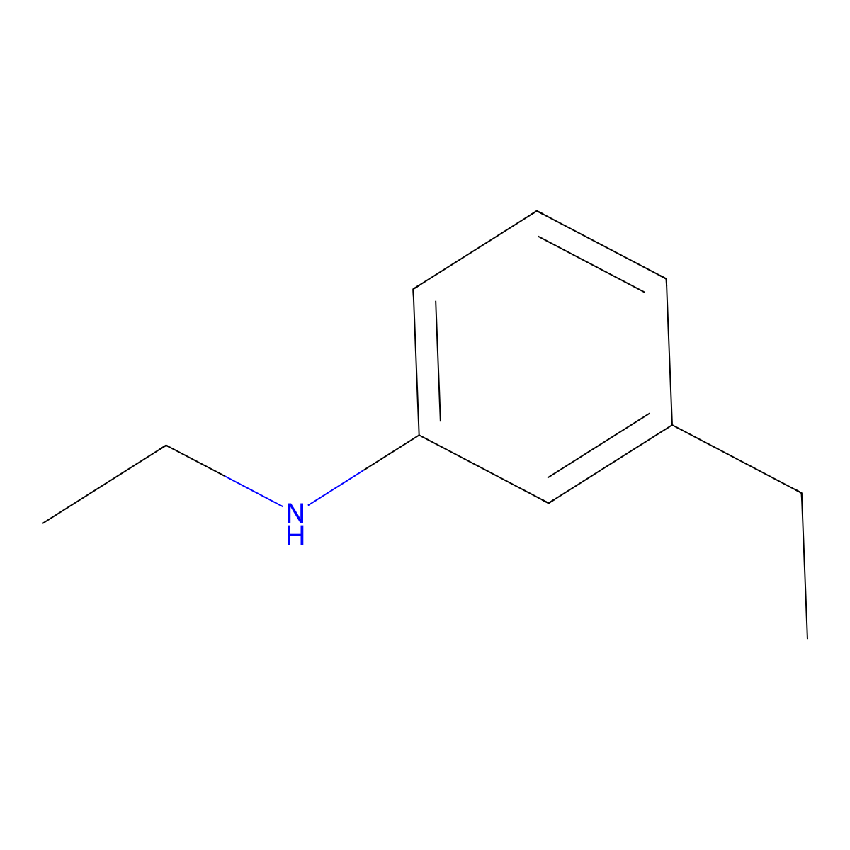 N,3-diethylaniline molecular structure, CAS 101415-17-2