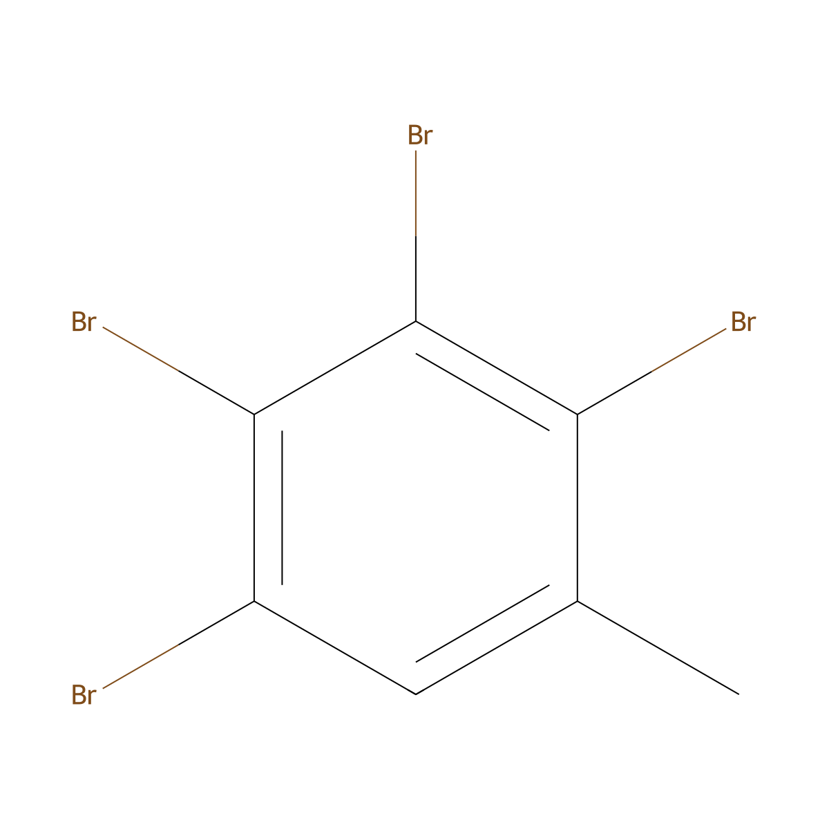 1,2,3,4-Tetrabromo-5-methylbenzene molecular structure, CAS 101421-20-9
