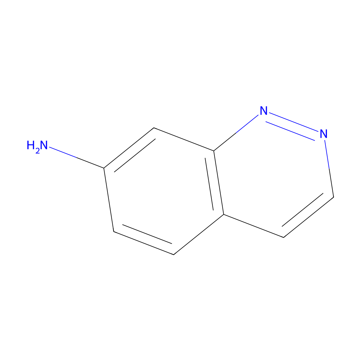 Cinnolin-7-amine molecular structure, CAS 101421-70-9