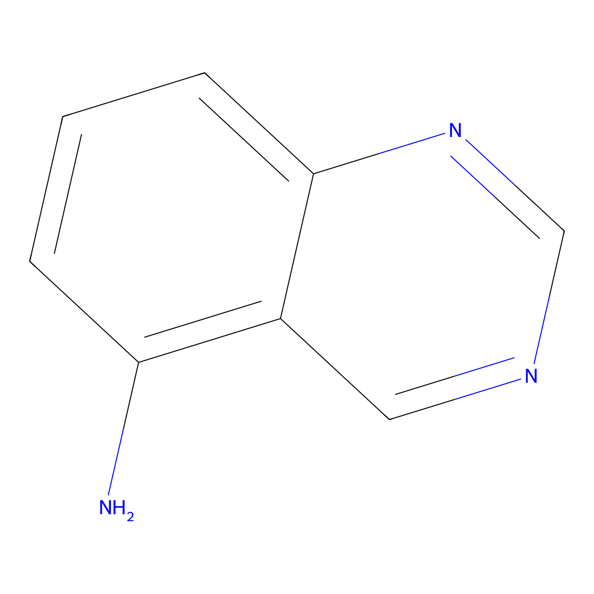 Quinazolin-5-amine molecular structure, CAS 101421-71-0