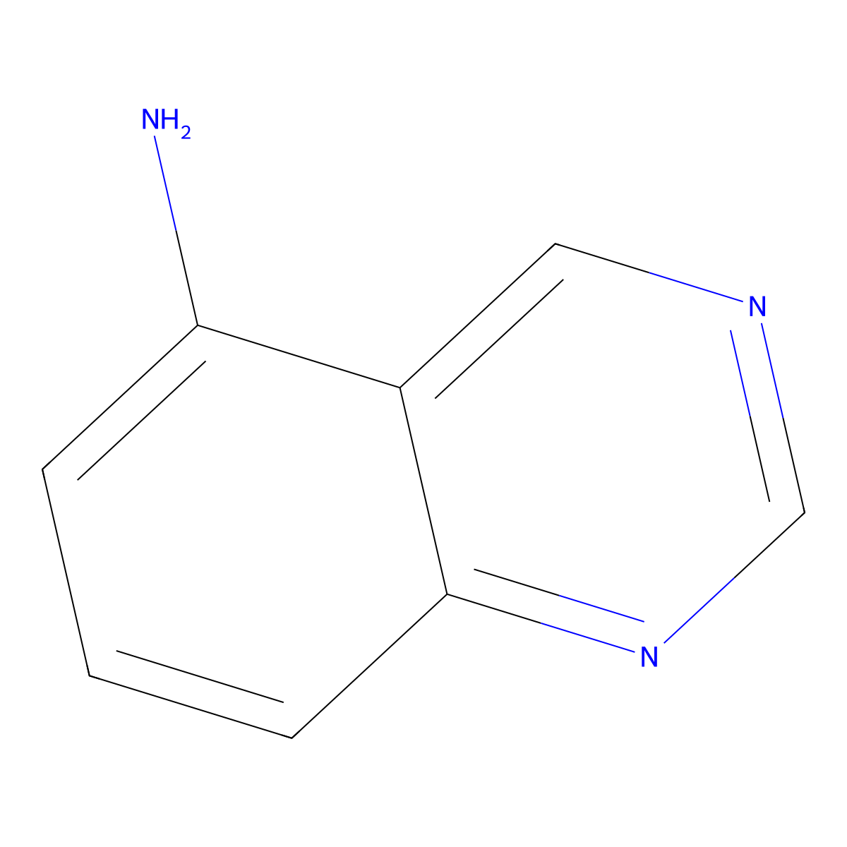 Quinazolin-5-amine molecular structure, CAS 101421-71-0