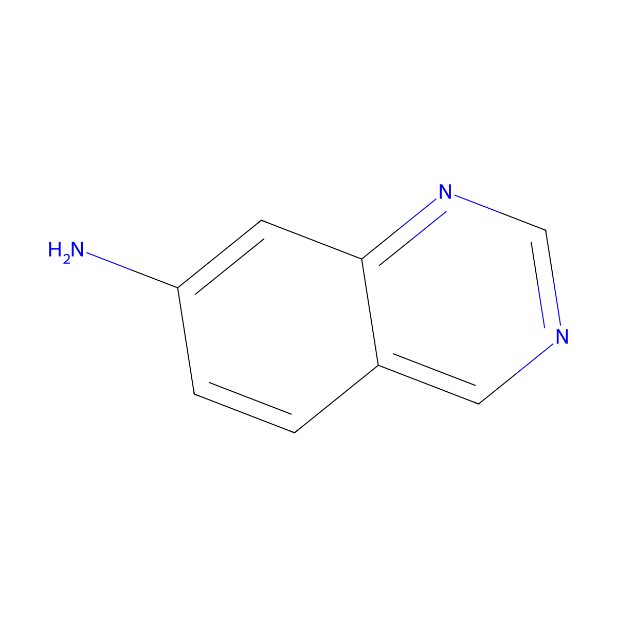 Quinazolin-7-amine molecular structure, CAS 101421-73-2