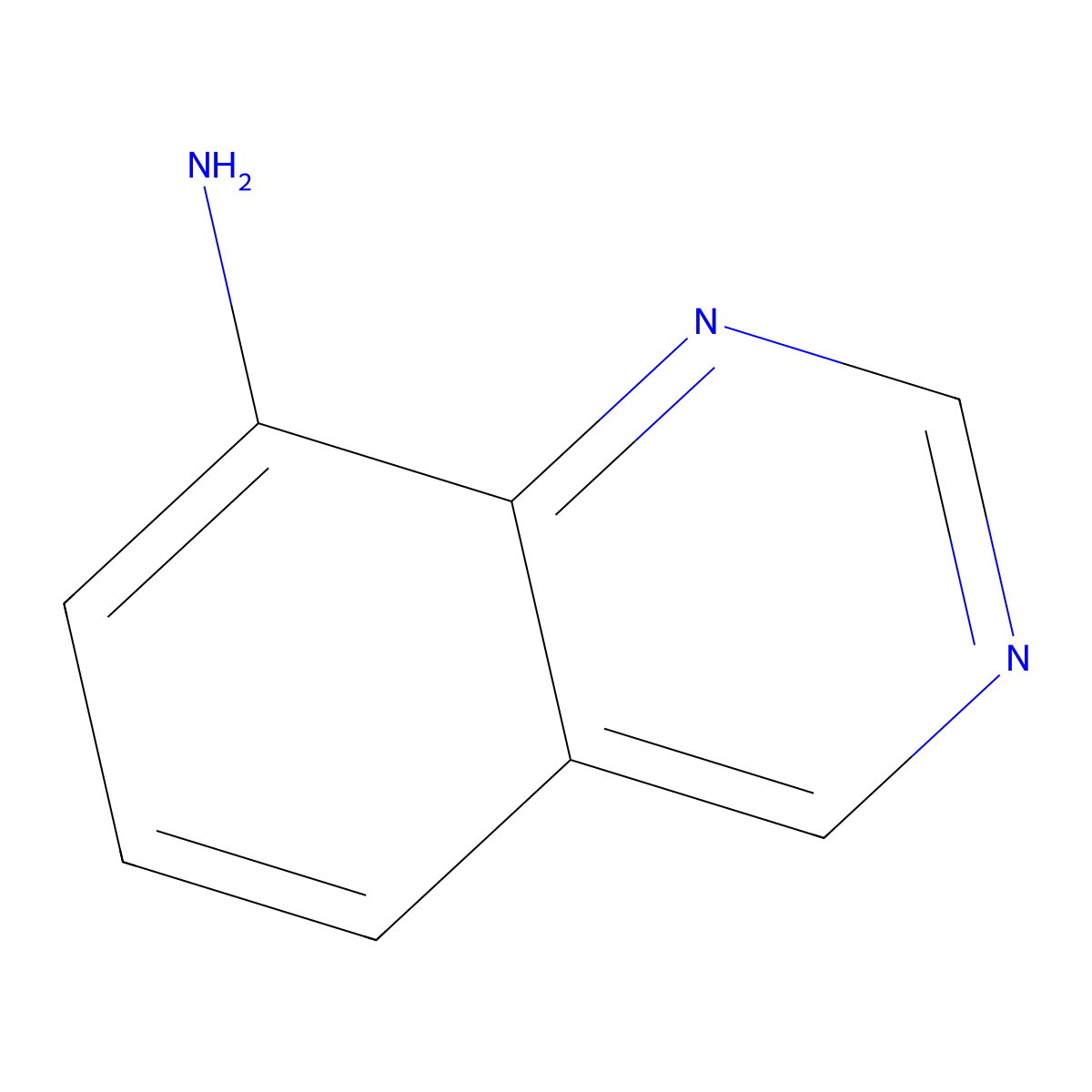 Quinazolin-8-amine molecular structure, CAS 101421-74-3
