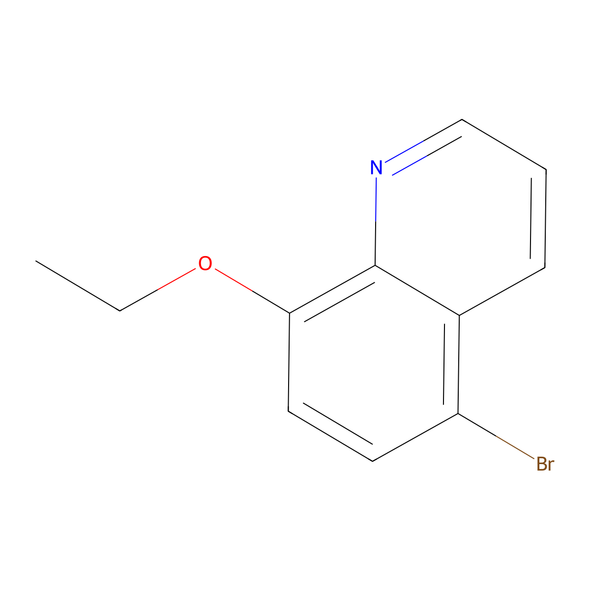5-Bromo-8-ethoxyquinoline molecular structure, CAS 101422-06-4