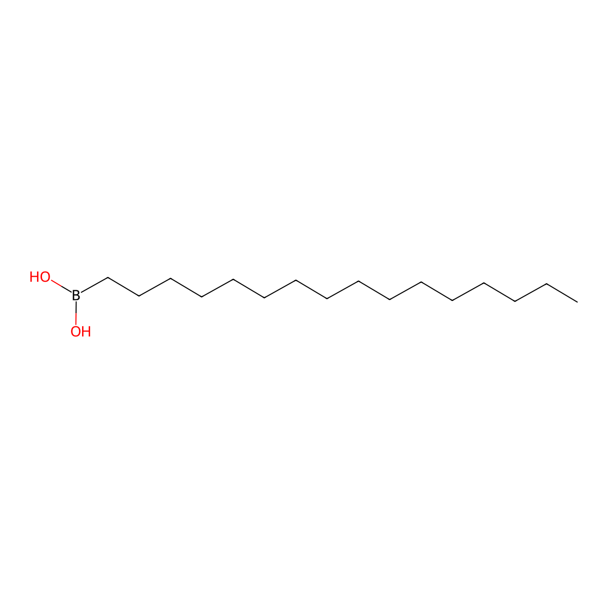 Hexadecylboronic Acid molecular structure, CAS 101433-38-9