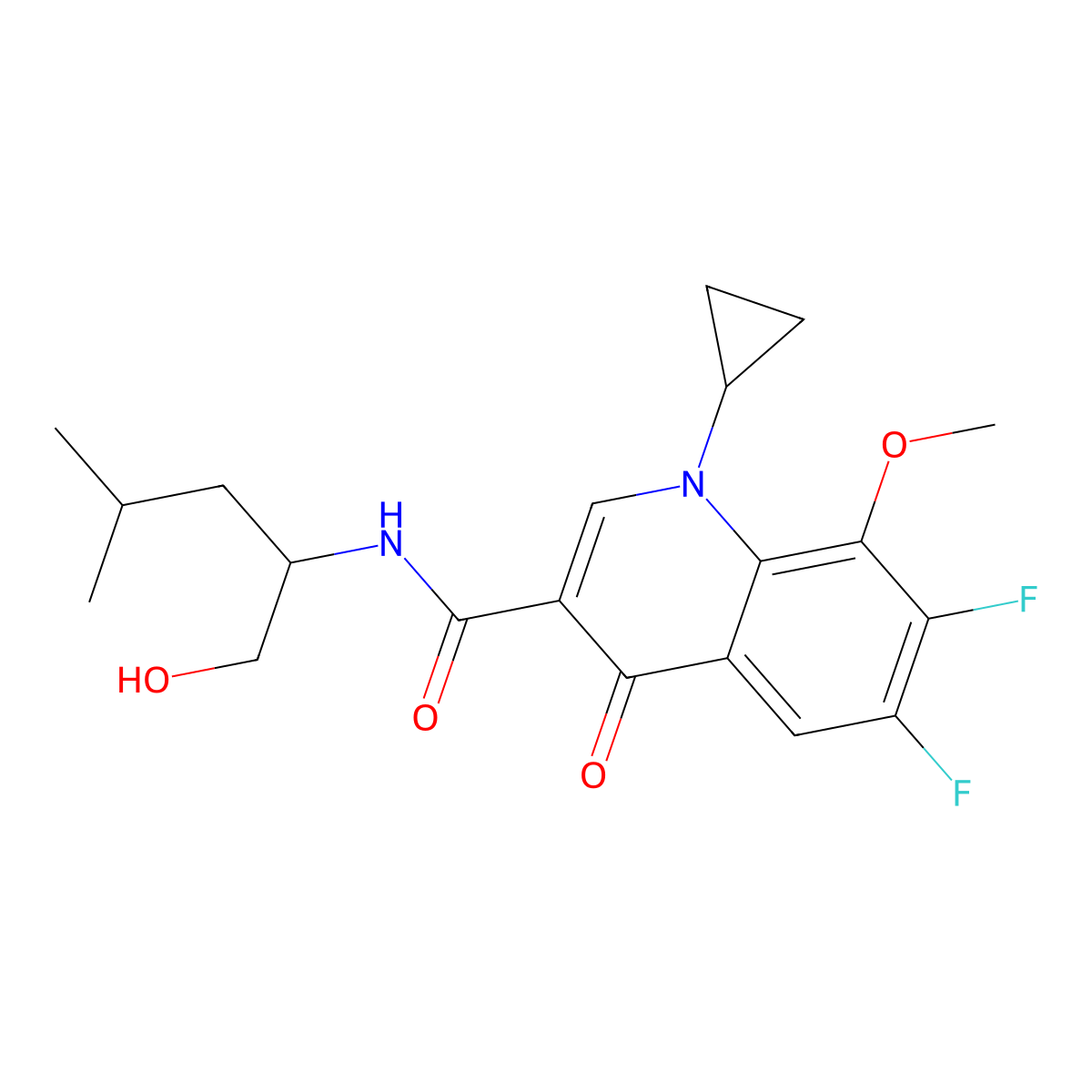 C20H24F2N2O4 molecular structure, CAS 1014411-48-3