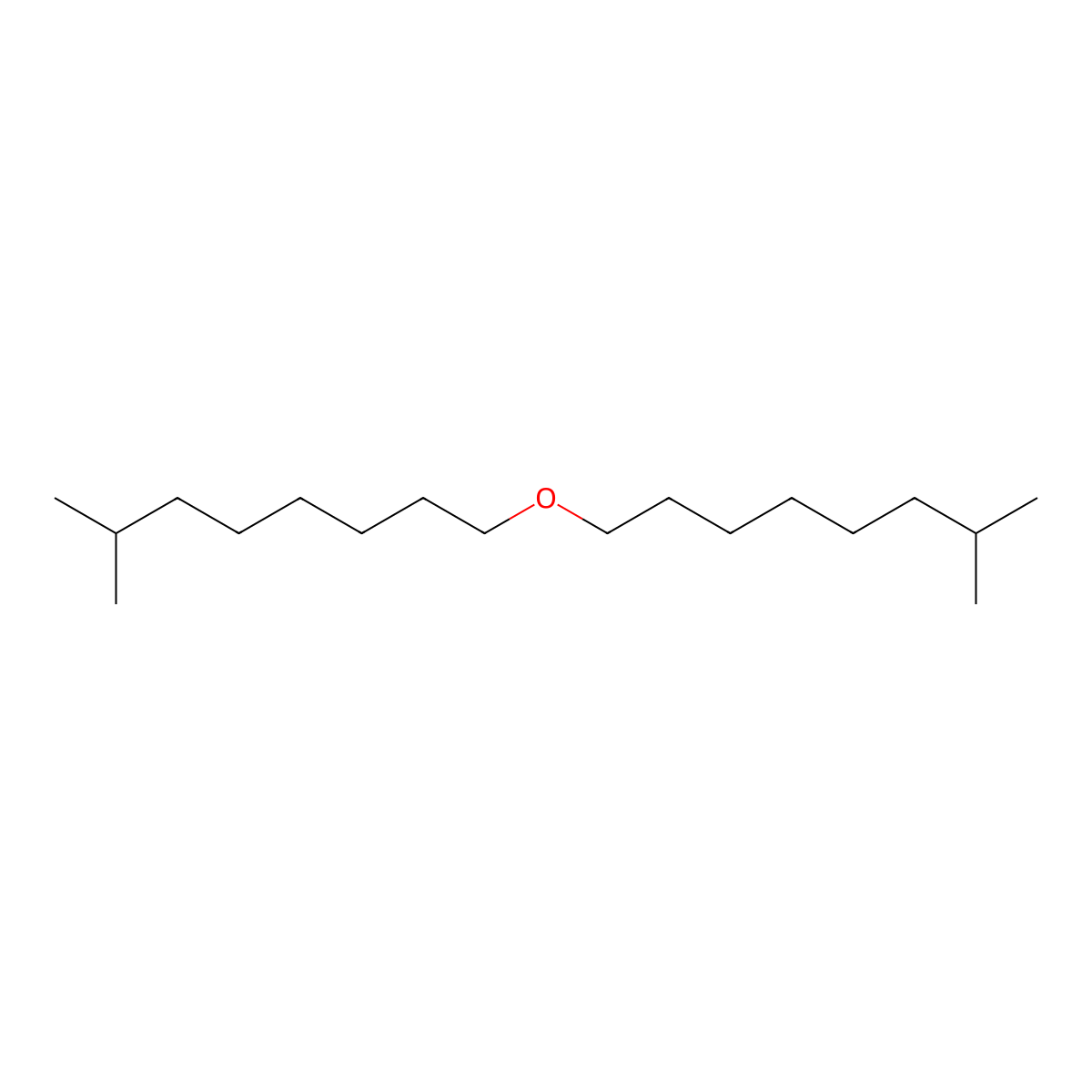 Diisononyl Ether molecular structure, CAS 101462-48-0