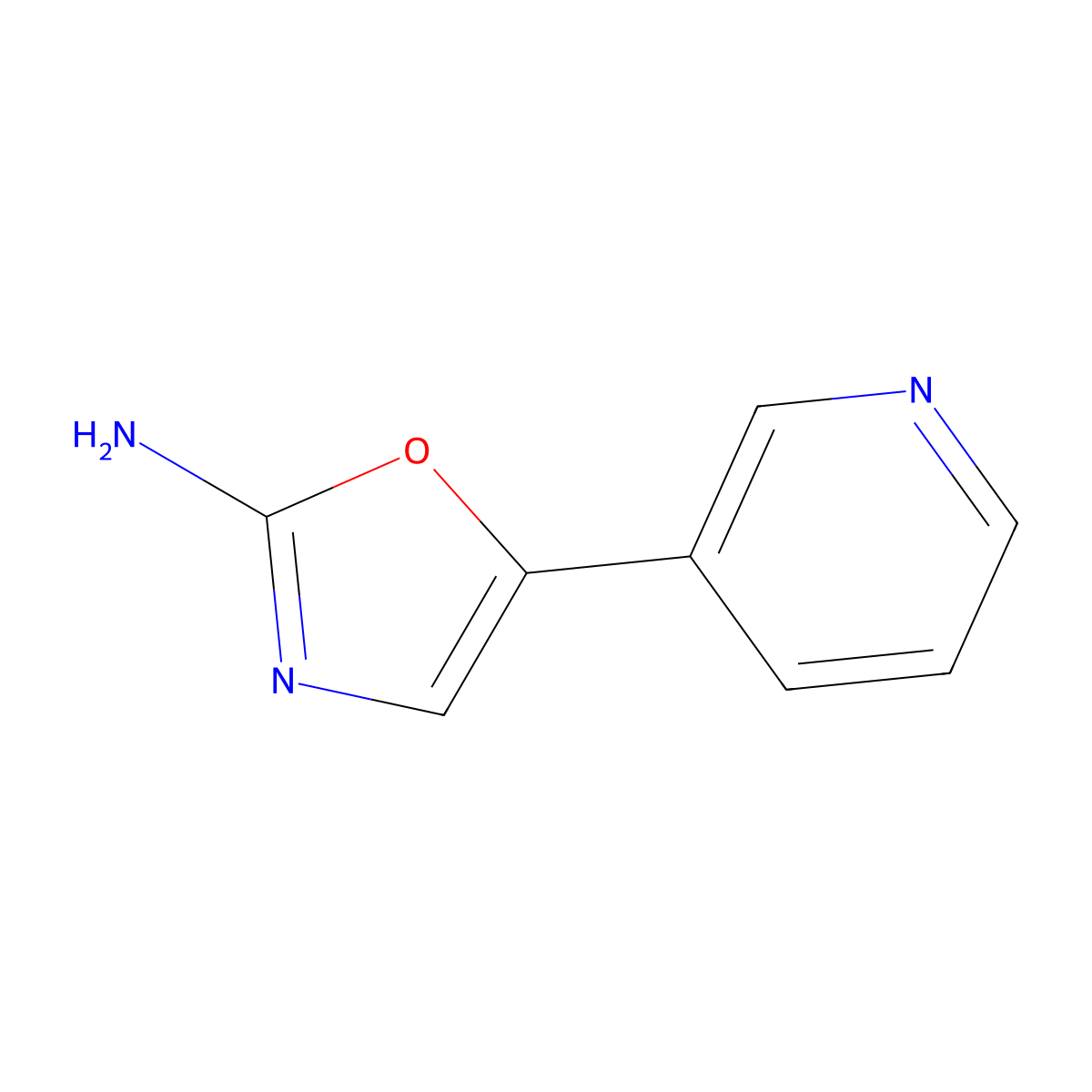 5-(Pyridin-3-yl)oxazol-2-amine molecular structure, CAS 1014629-82-3