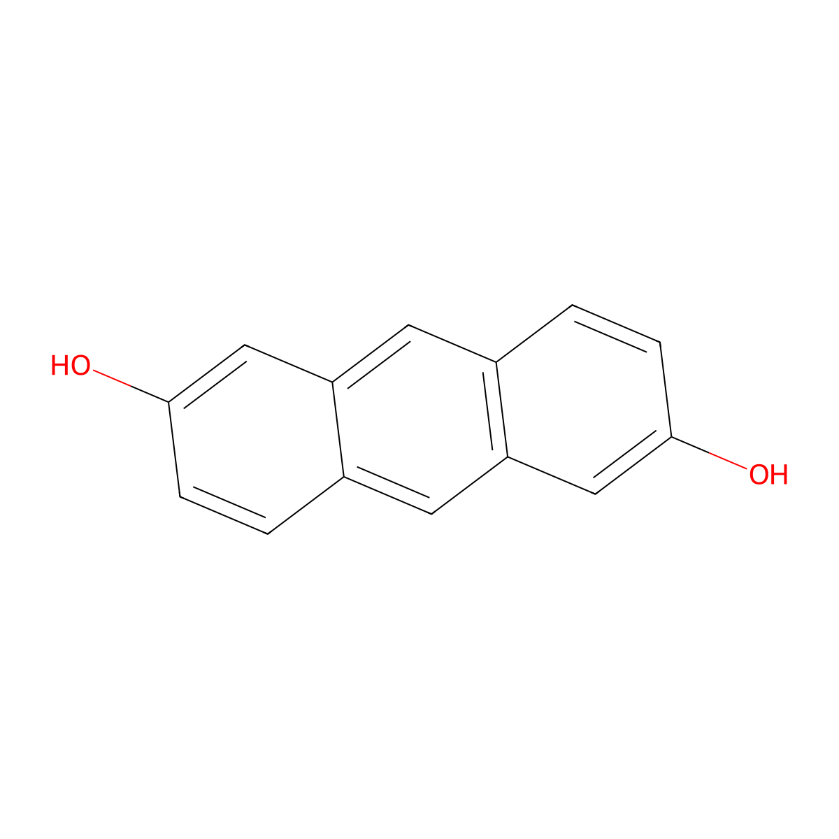 Anthracene-2,6-diol molecular structure, CAS 101488-73-7