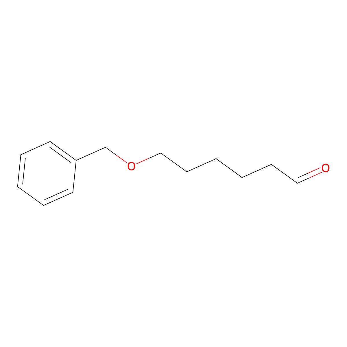 6-Benzyloxyhexanal molecular structure, CAS 101492-91-5