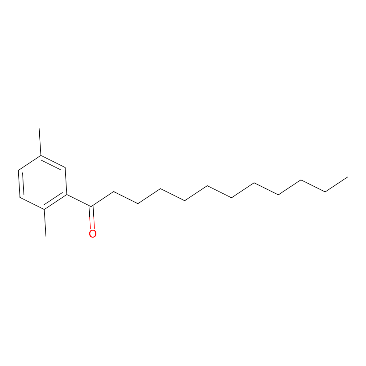 1-(2,5-Dimethylphenyl)dodecan-1-one molecular structure, CAS 101493-88-3
