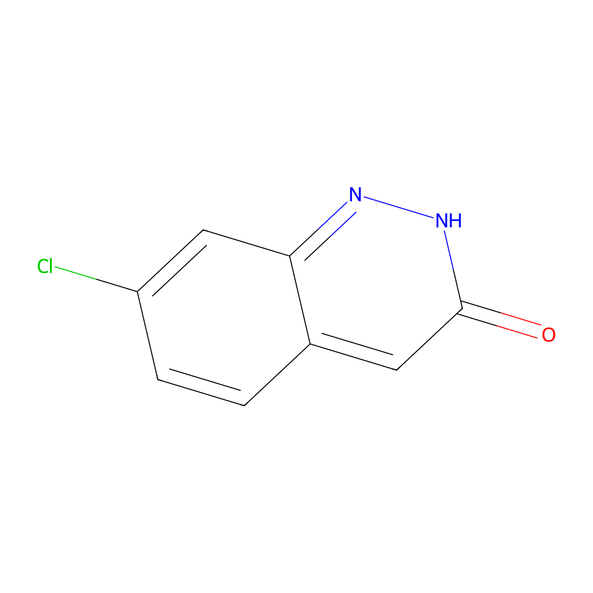 7-Chlorocinnolin-3-ol molecular structure, CAS 101494-93-3