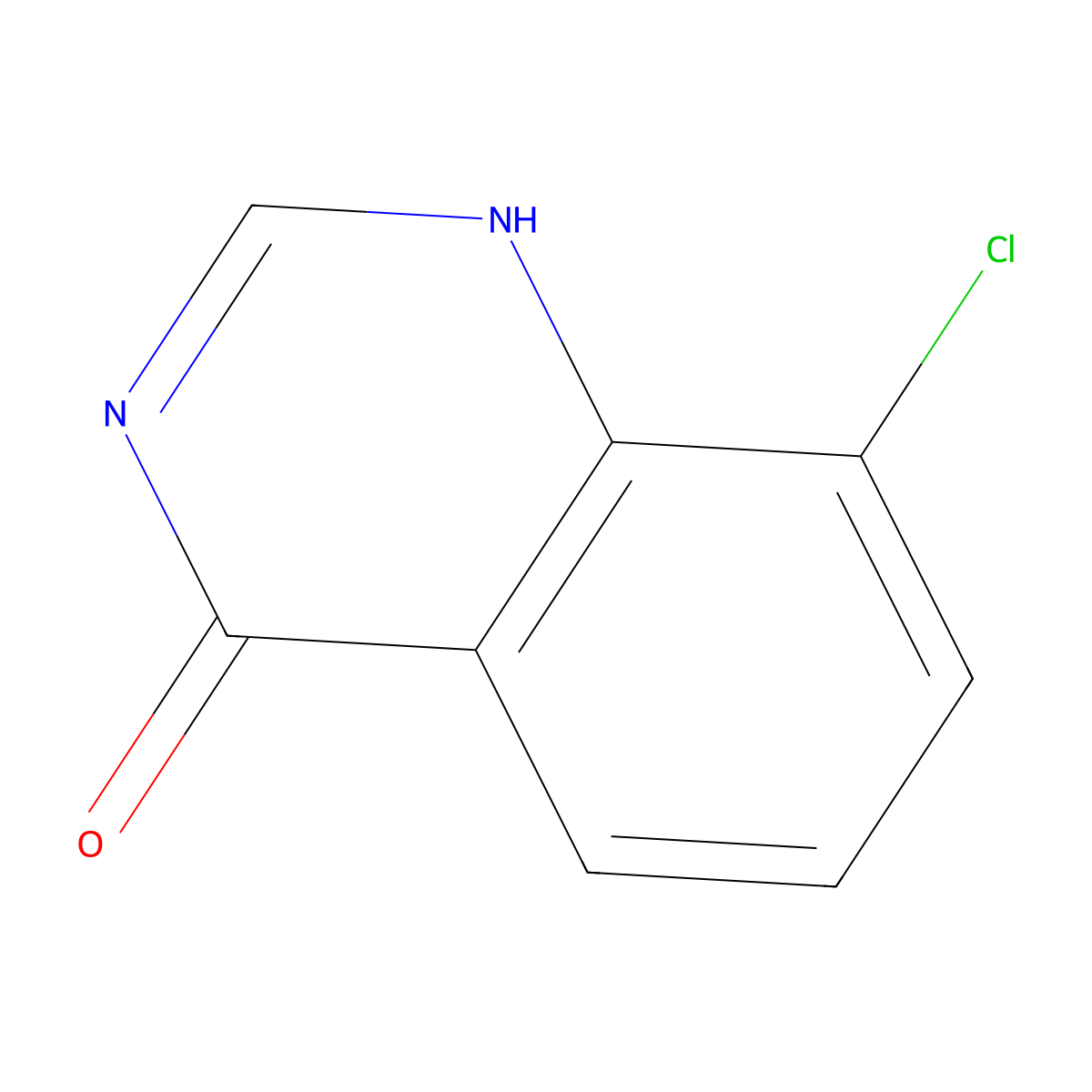 8-chloro-1H-quinazolin-4-one molecular structure, CAS 101494-95-5