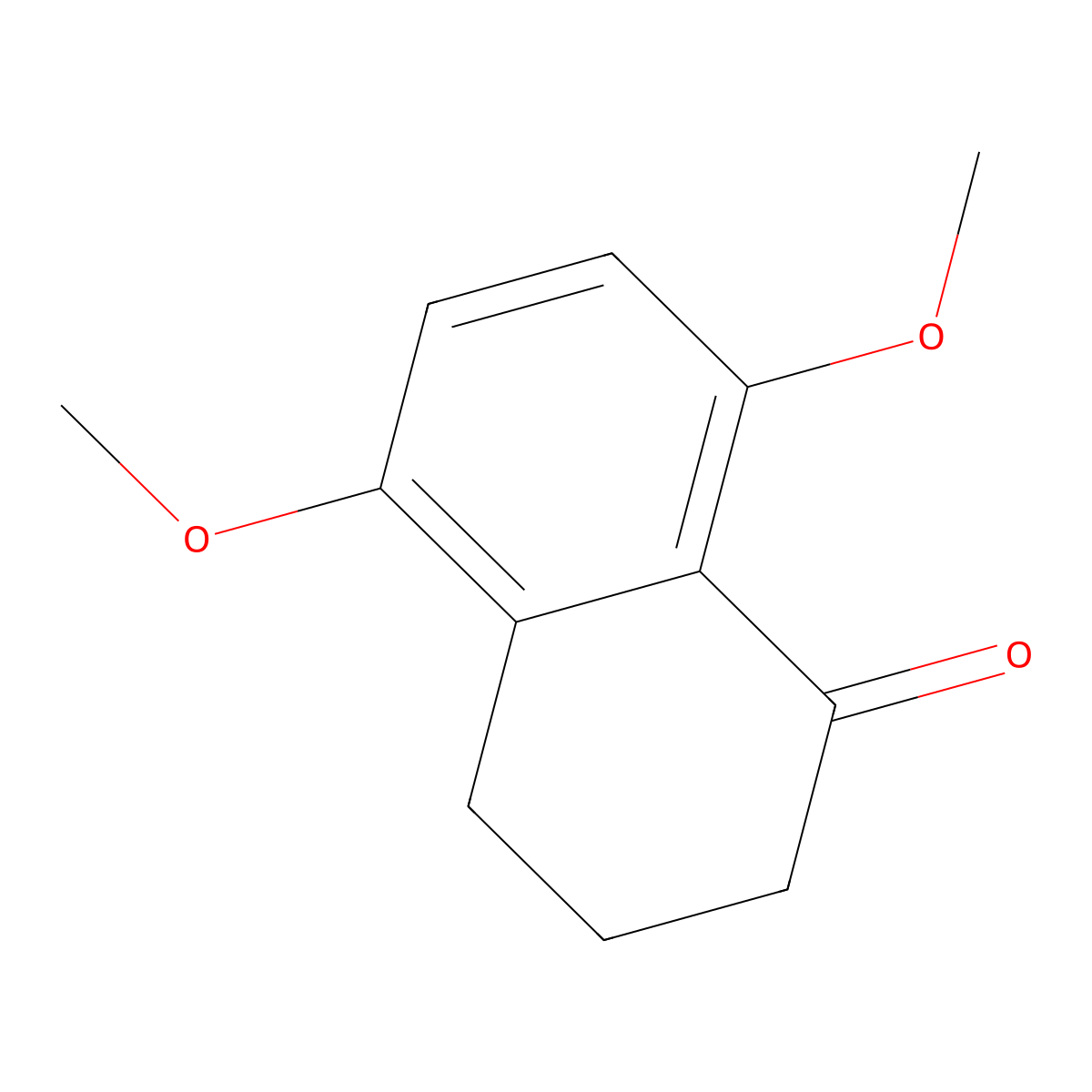 5,8-Dimethoxytetralone molecular structure, CAS 1015-55-0