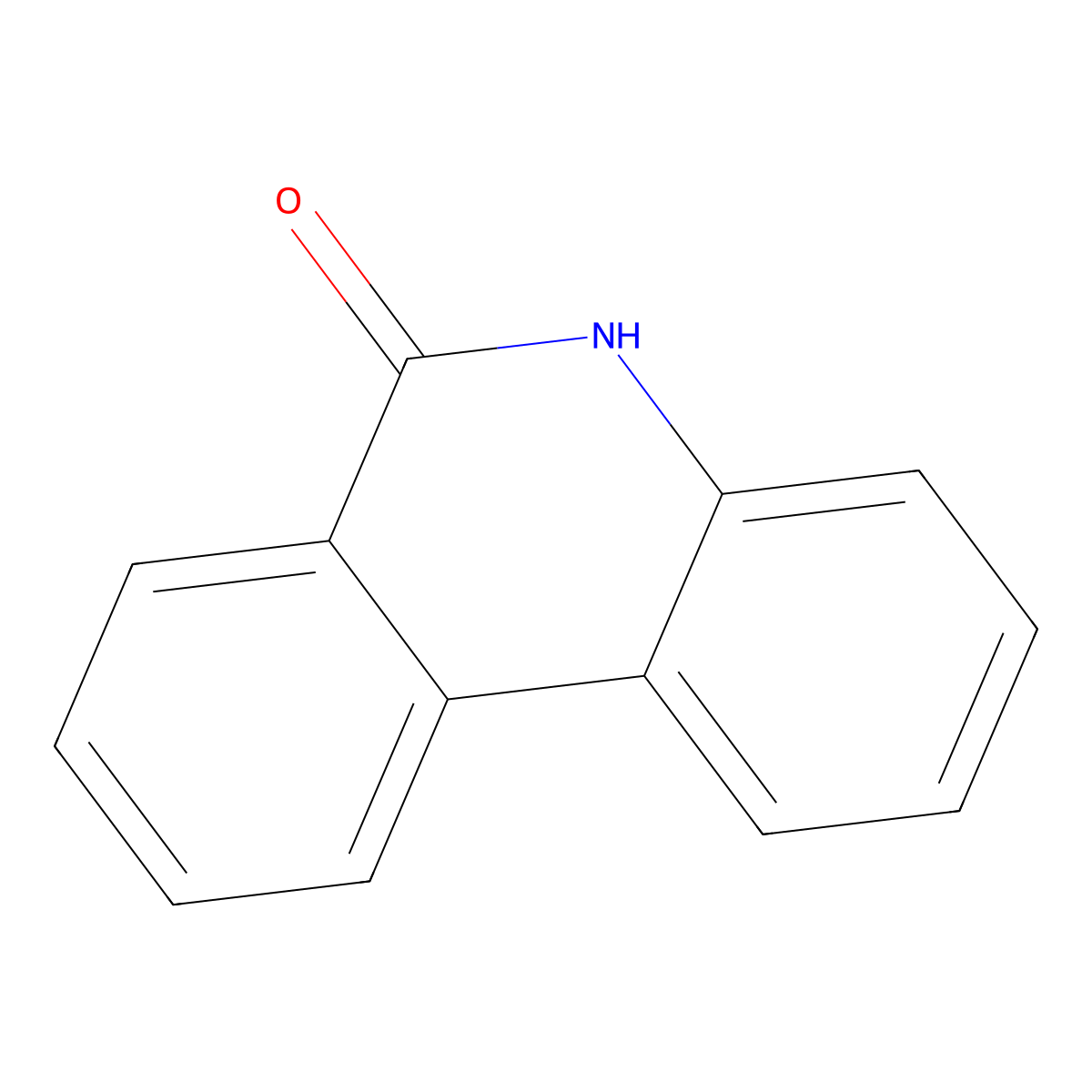 6(5H)-Phenanthridinone molecular structure, CAS 1015-89-0