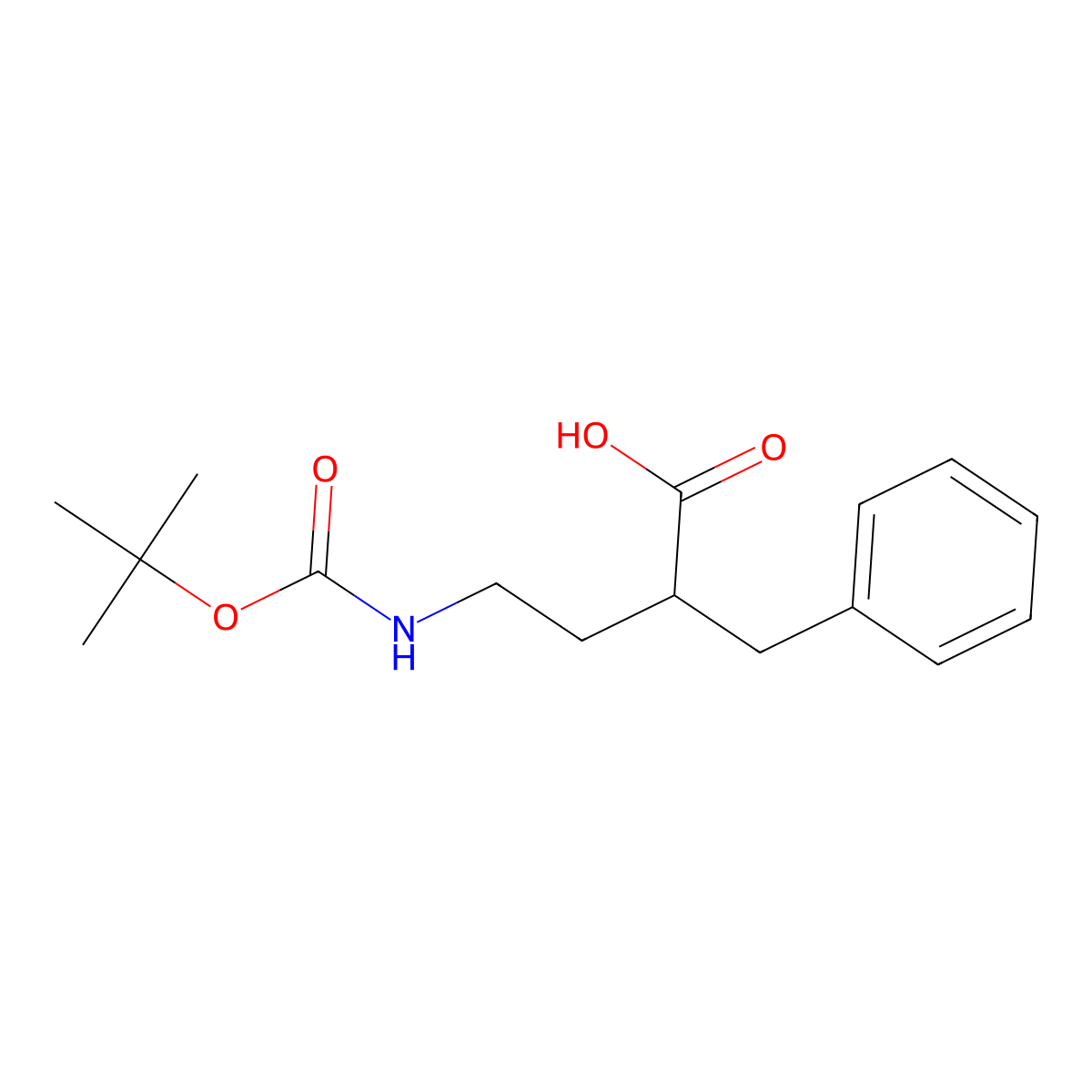 4-Bocamino-2-benzyl-butyric acid molecular structure, CAS 1015070-59-3