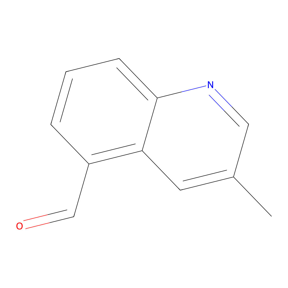 3-Methylquinoline-5-carbaldehyde molecular structure, CAS 1015078-03-1