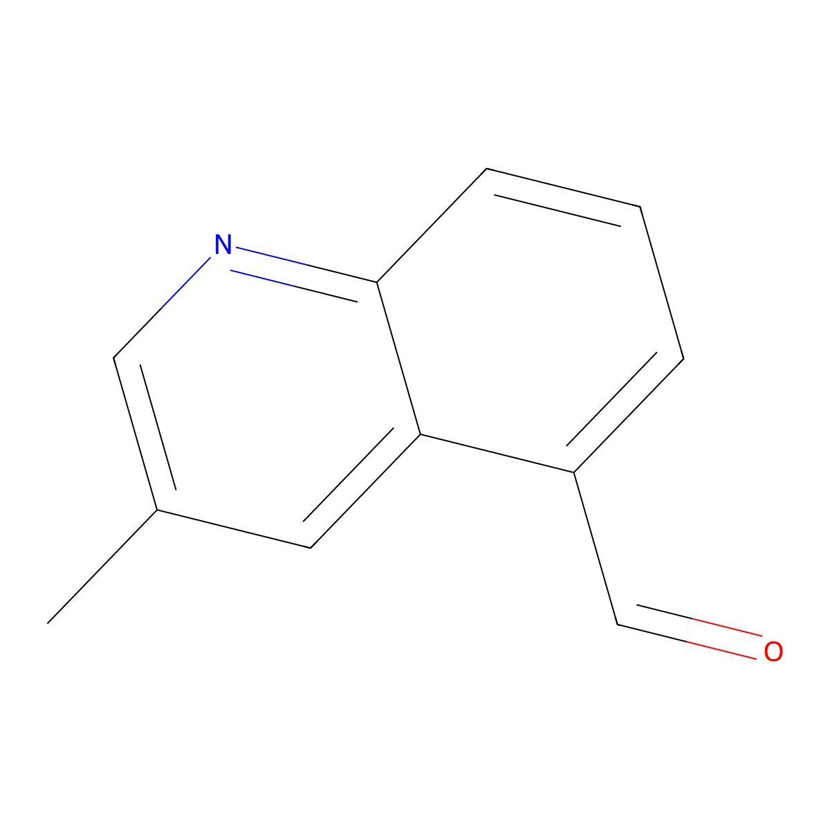 3-Methylquinoline-5-carbaldehyde molecular structure, CAS 1015078-03-1