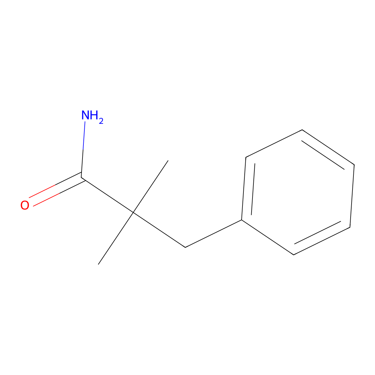 2,2-Dimethyl-3-phenylpropanamide molecular structure, CAS 101518-61-0