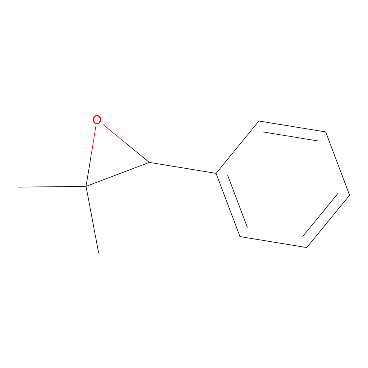 2,2-Dimethyl-3-phenyloxirane molecular structure, CAS 10152-58-6