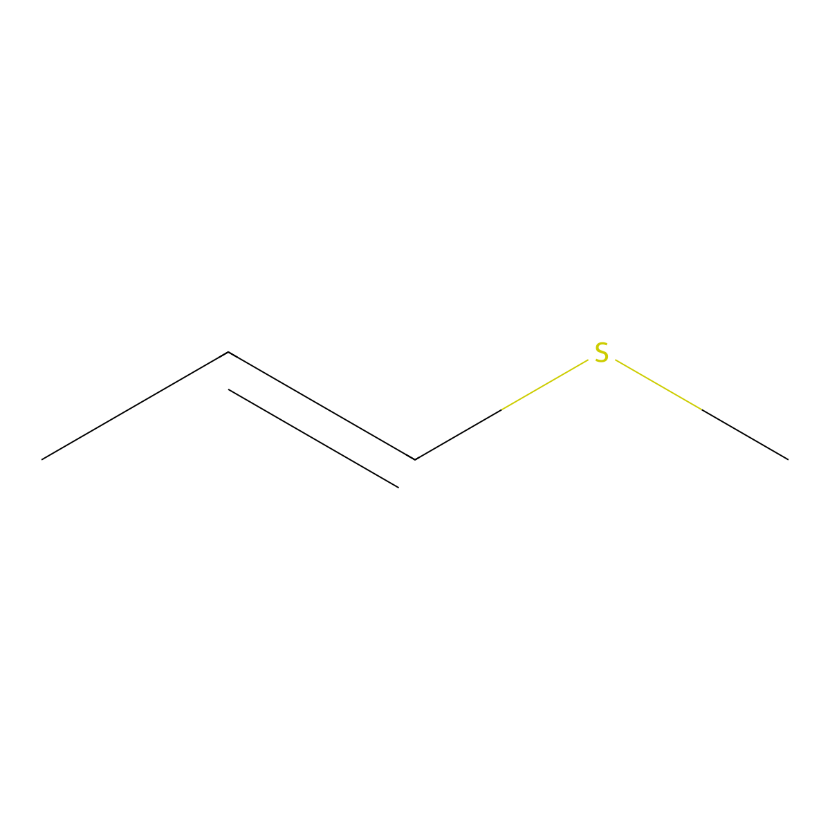 Methyl 1-propenyl sulfide molecular structure, CAS 10152-77-9