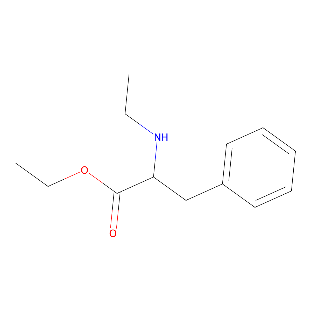 ethyl (2R)-2-(ethylamino)-3-phenylpropanoate molecular structure, CAS 1015246-20-4