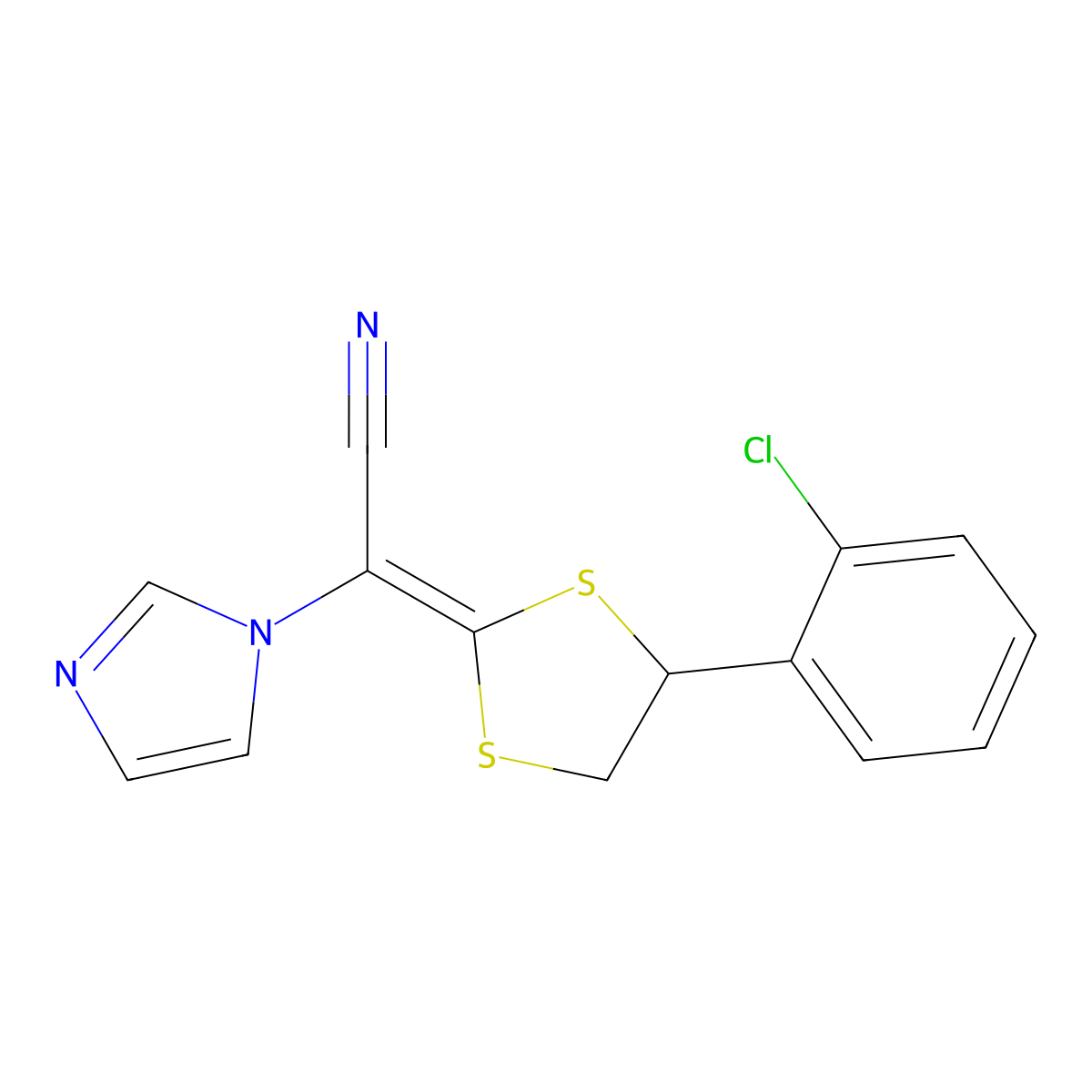 (Z)-Lanoconazole molecular structure, CAS 101529-65-1