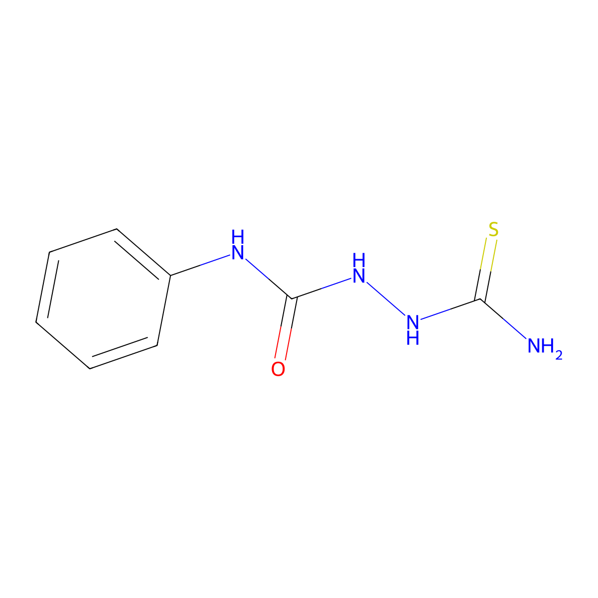 2-(Aminothioxomethyl)-N-phenylhydrazinecarboxamide molecular structure, CAS 10153-17-0