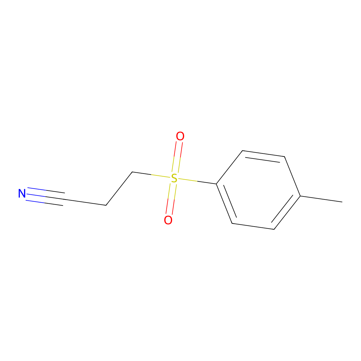 3-(Toluene-4-sulfonyl)-propionitrile molecular structure, CAS 10154-80-0