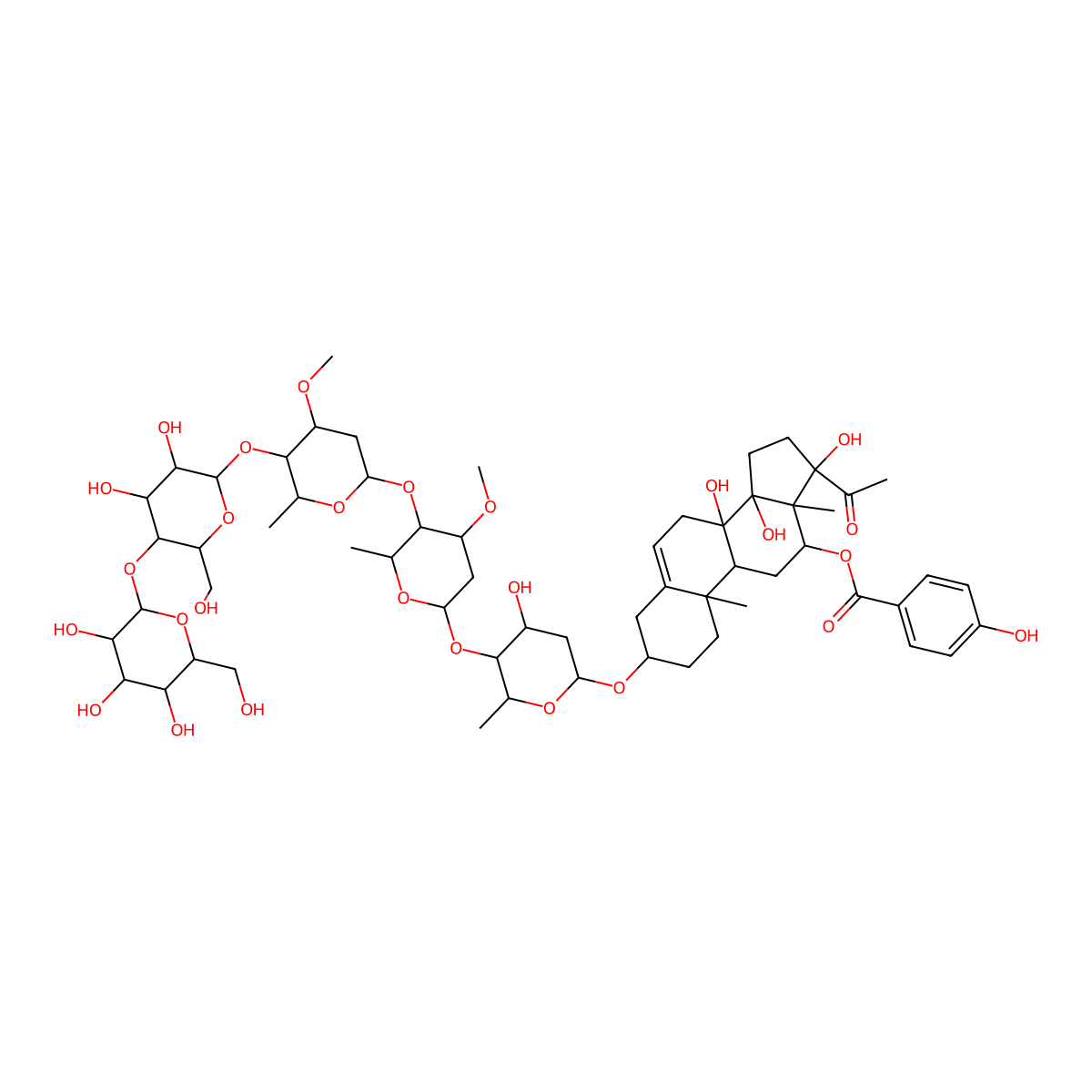 Otophylloside H molecular structure, CAS 1015447-48-9