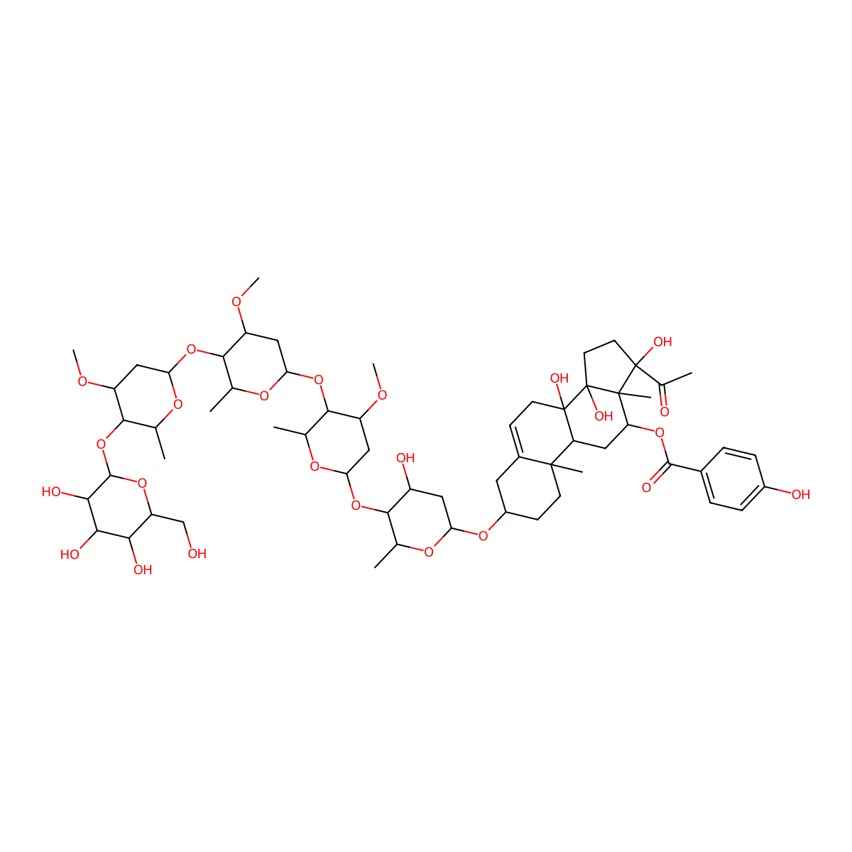 Otophylloside J molecular structure, CAS 1015447-50-3