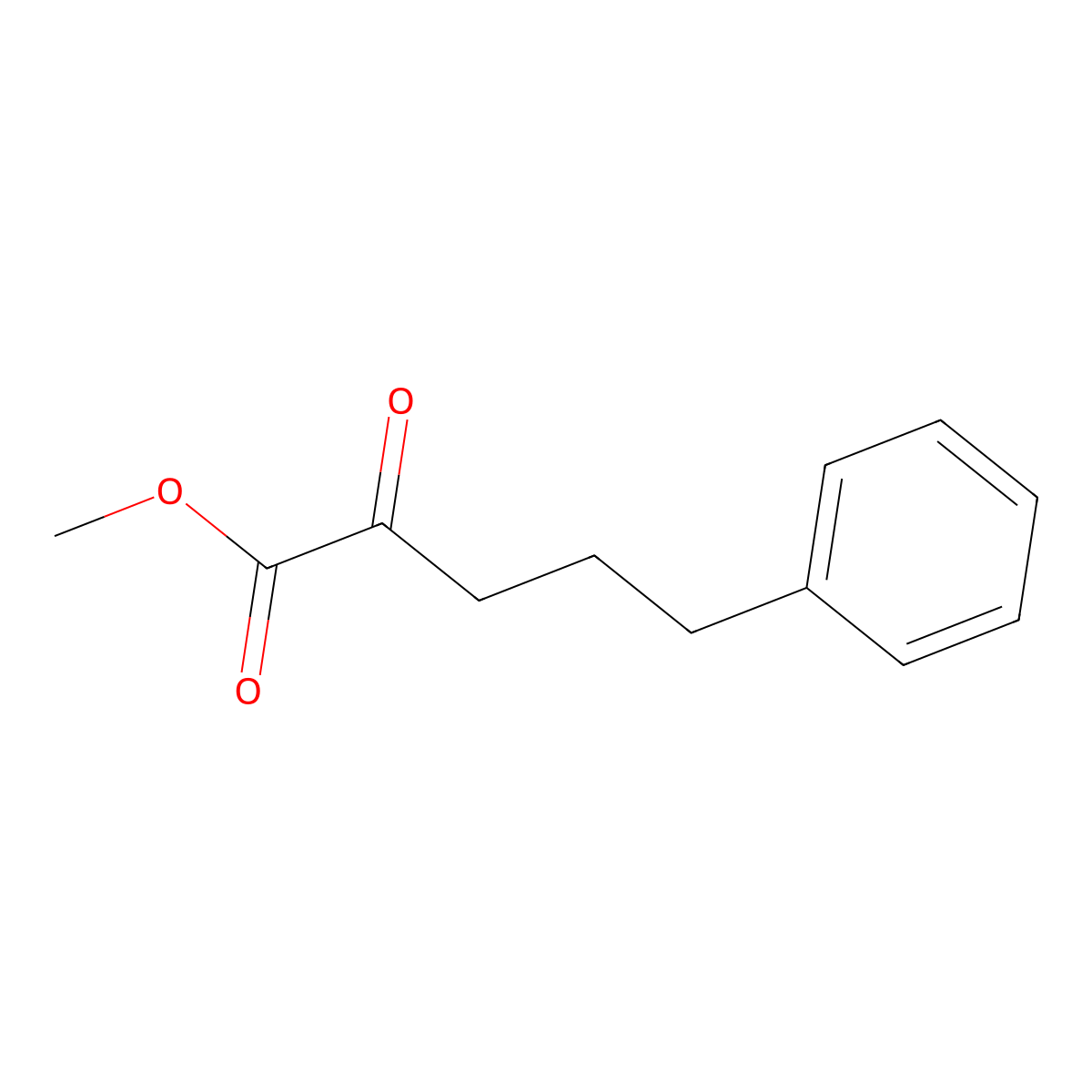 Methyl 2-oxo-5-phenylpentanoate molecular structure, CAS 1015464-83-1