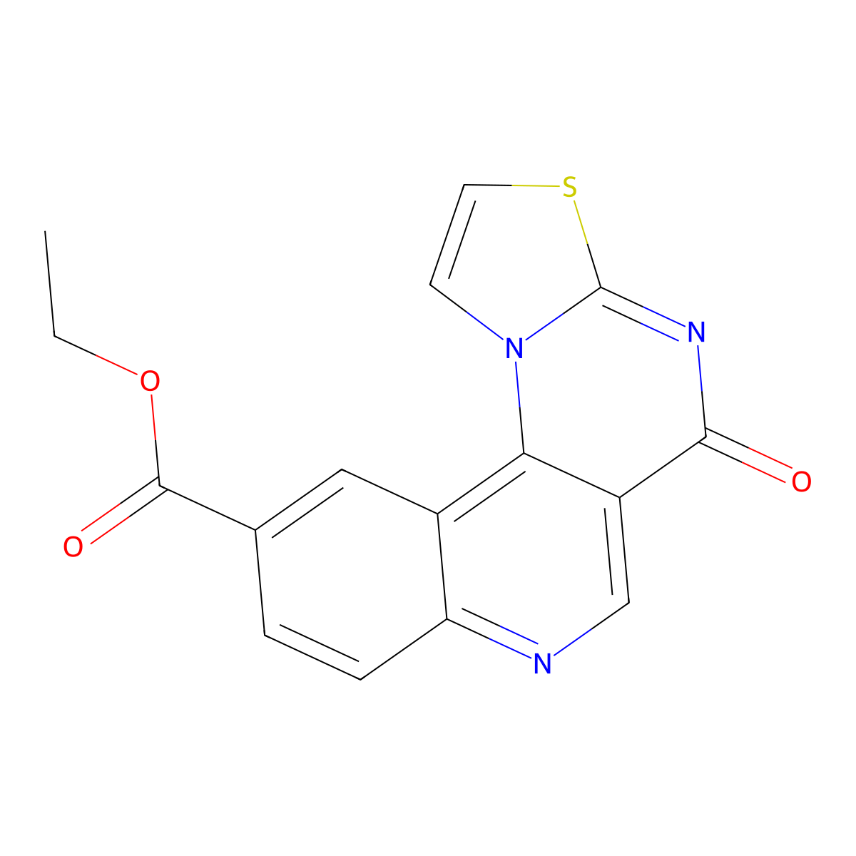 5-Oxo-5H-3-thia-4,7,11c-triaza-cyclopenta[c]phenanthrene-10-carboxylic acid ethyl ester molecular structure, CAS 1015572-15-2