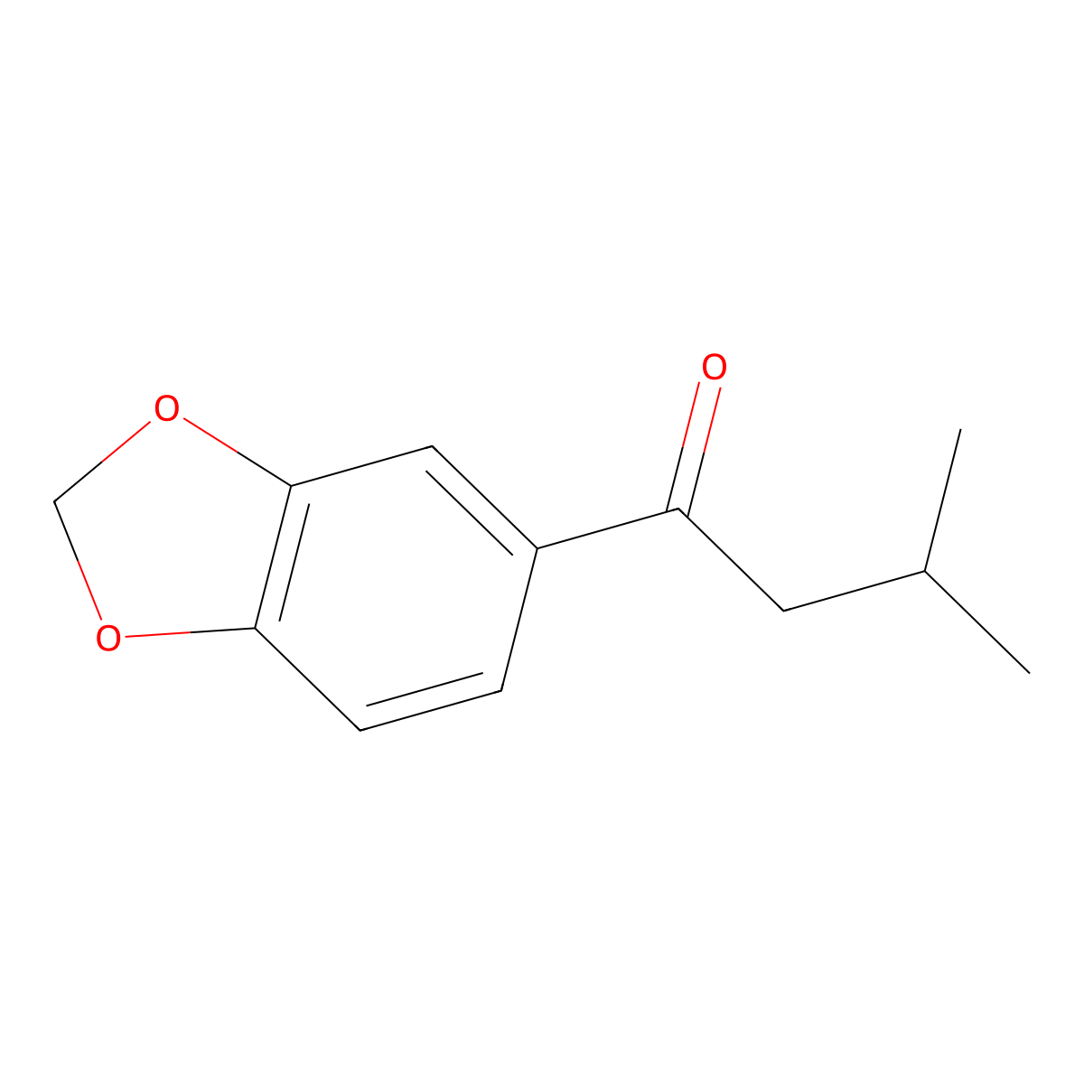 1-(Benzo[d][1,3]dioxol-5-yl)-3-methylbutan-1-one molecular structure, CAS 101558-04-7