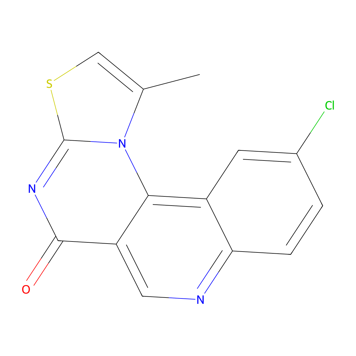 C14H8ClN3OS molecular structure, CAS 1015601-05-4