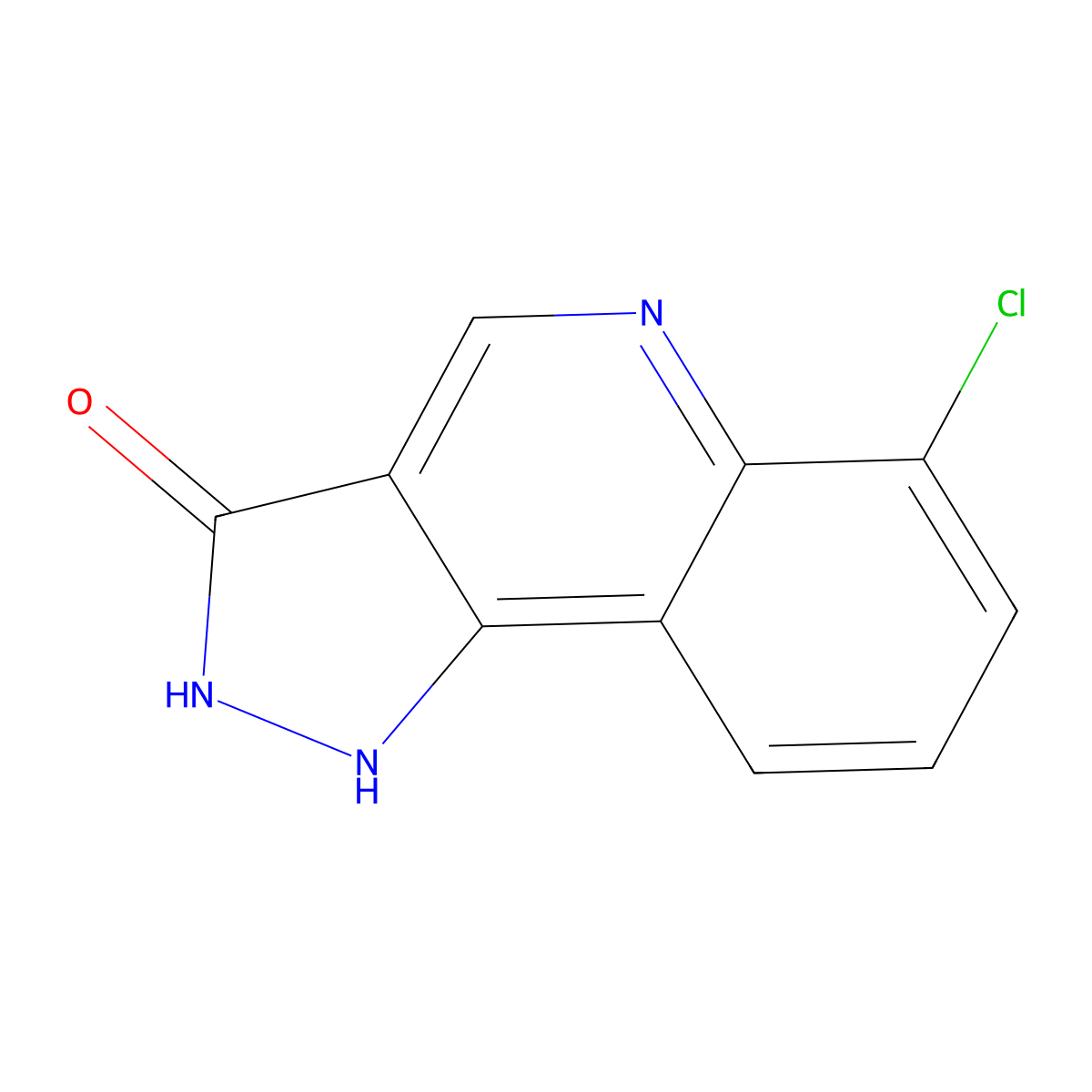 6-Chloro-1,2-dihydro-pyrazolo[4,3-c]quinolin-3-one molecular structure, CAS 1015605-47-6