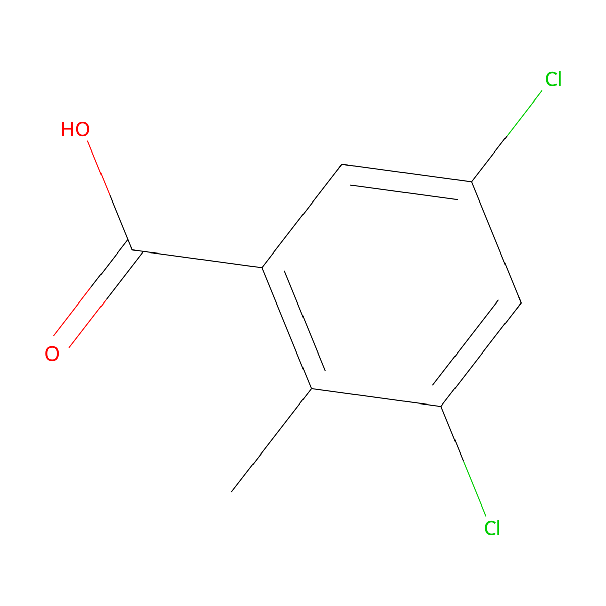 3,5-Dichloro-2-methylbenzoic acid molecular structure, CAS 101567-48-0