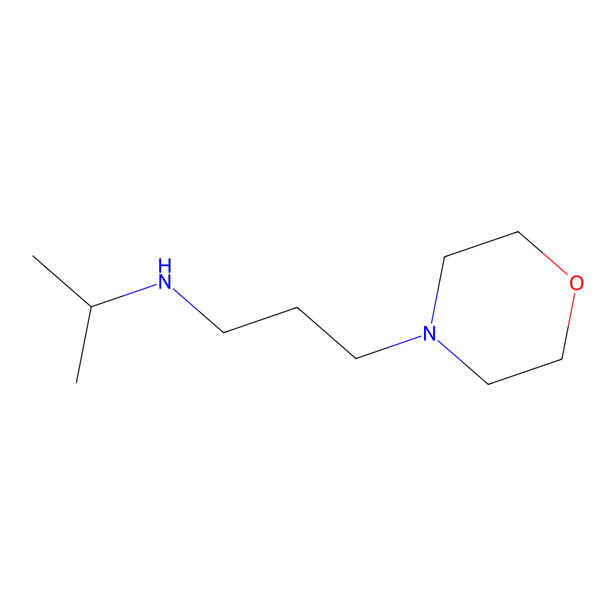[3-(Morpholin-4-yl)propyl](propan-2-yl)amine molecular structure, CAS 1015689-42-5
