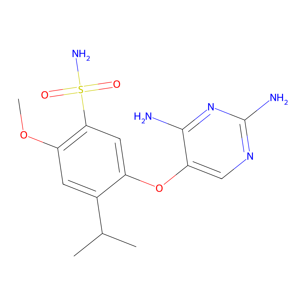 Gefapixant molecular structure, CAS 1015787-98-0