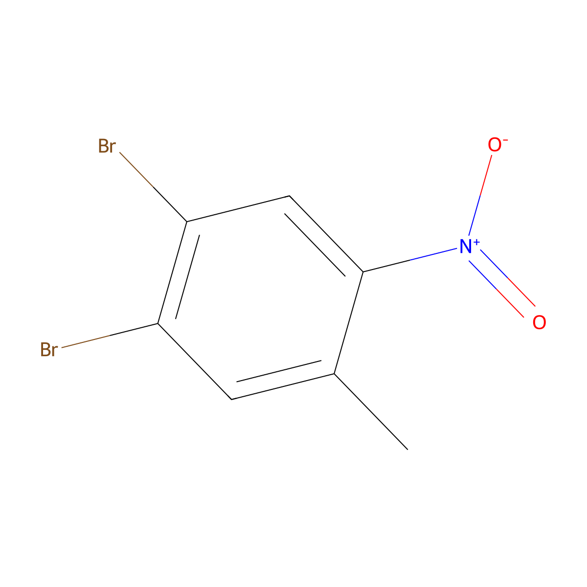 1,2-Dibromo-4-methyl-5-nitrobenzene molecular structure, CAS 101580-70-5