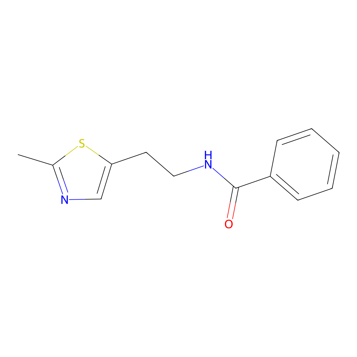 N-(2-(2-Methylthiazol-5-YL)ethyl)benzamide molecular structure, CAS 1015856-14-0